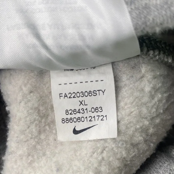 Nike Men's Size XL Gray Fleece Joggers - Comfortable Everyday Sweatpants - 1357 - Picture 12 of 12